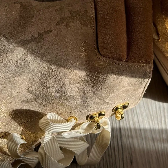 Sperry Acklin/Gold Camo Boat Shores, size 10, (W) - Picture 6 of 7